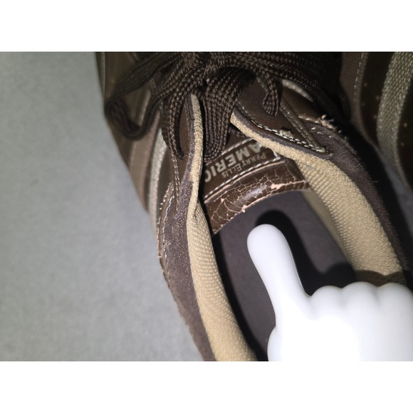 Perry Ellis America Perl Mens Brown Leather Casual Sneakers Size 10 - Picture 10 of 12
